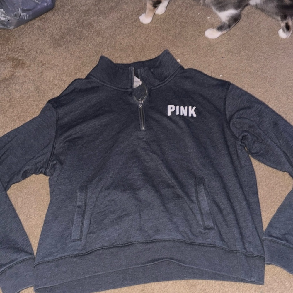 Color grey brand is pink size is large cute and casual soft material